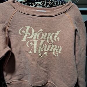 Proud Mama Women's Brown Sweater